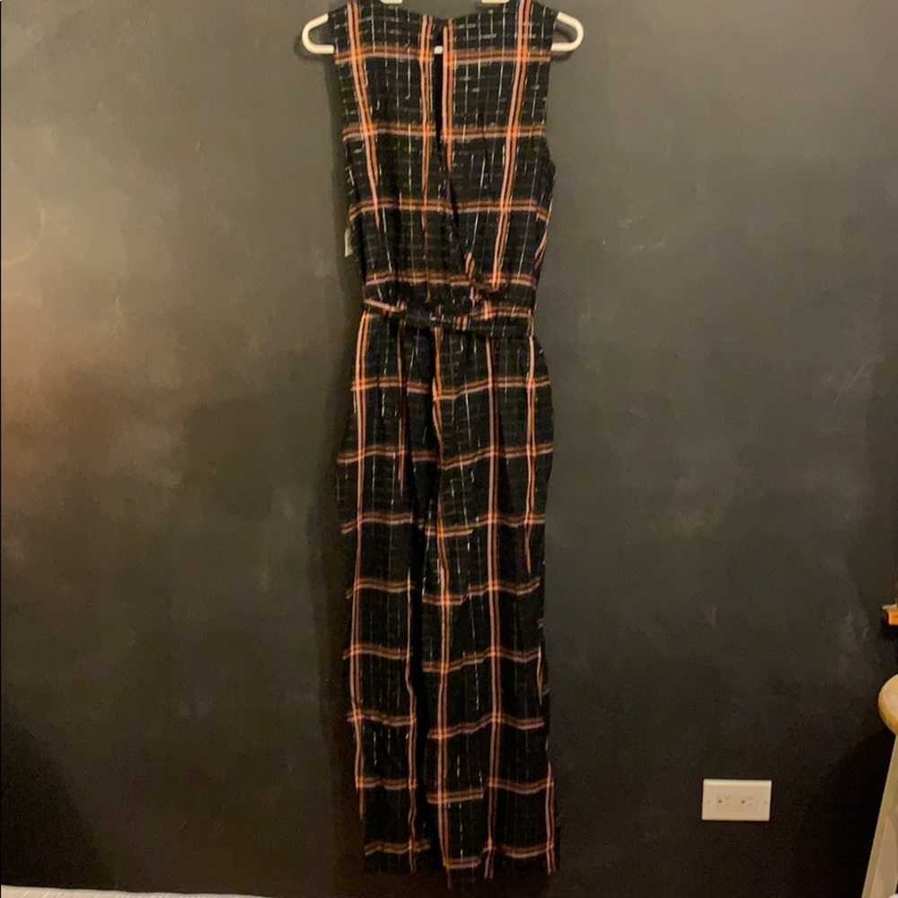 Plaid Jumpsuit